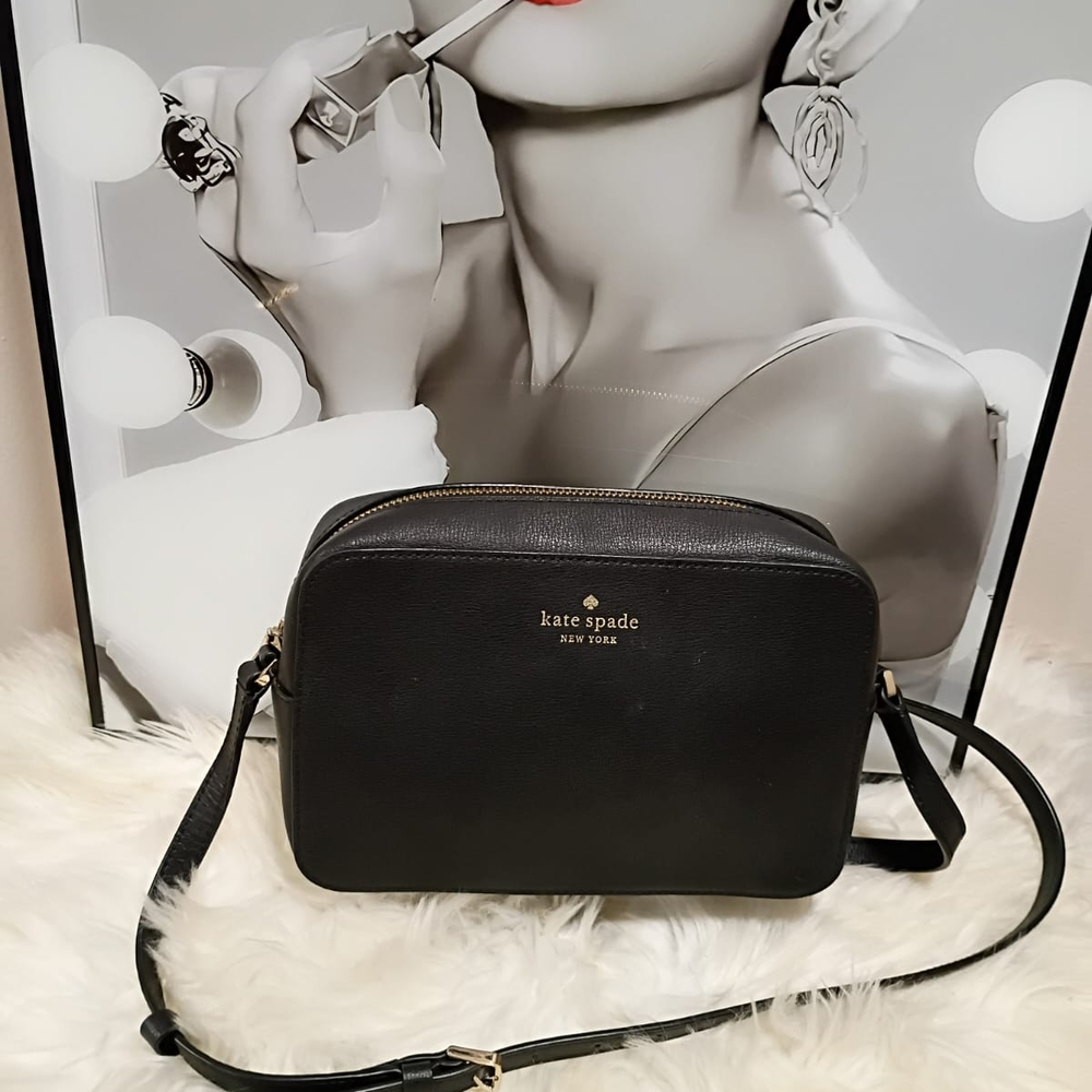 Kate Spade Black Crossbody Bag with Sleek Design